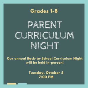 curriculum night graphic